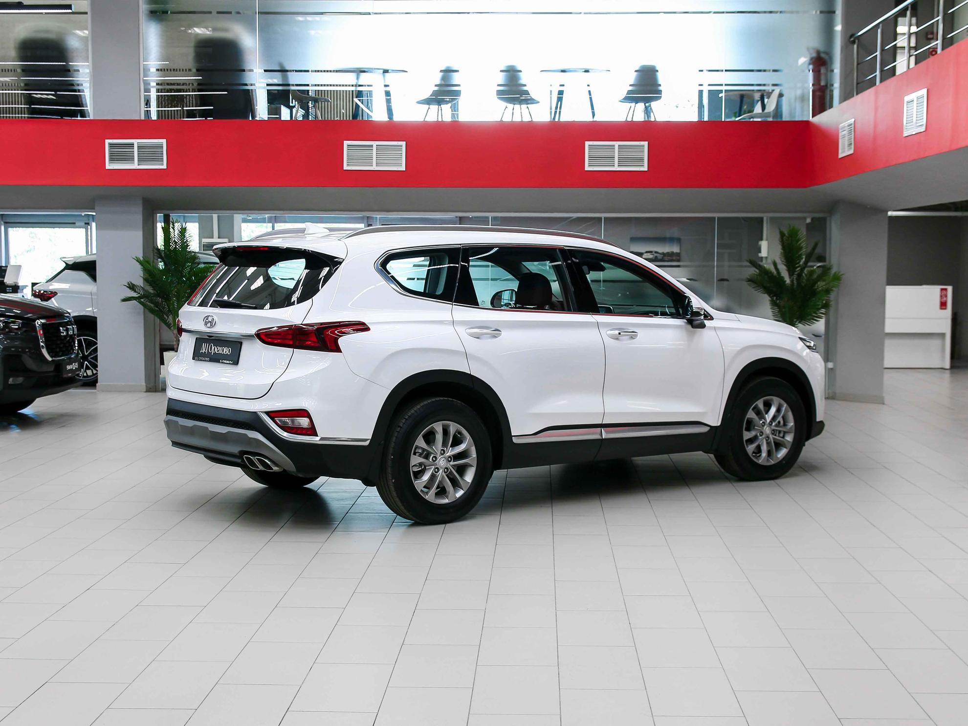 Hyundai Santa Fe 2019, белый, ДЦ Орехово