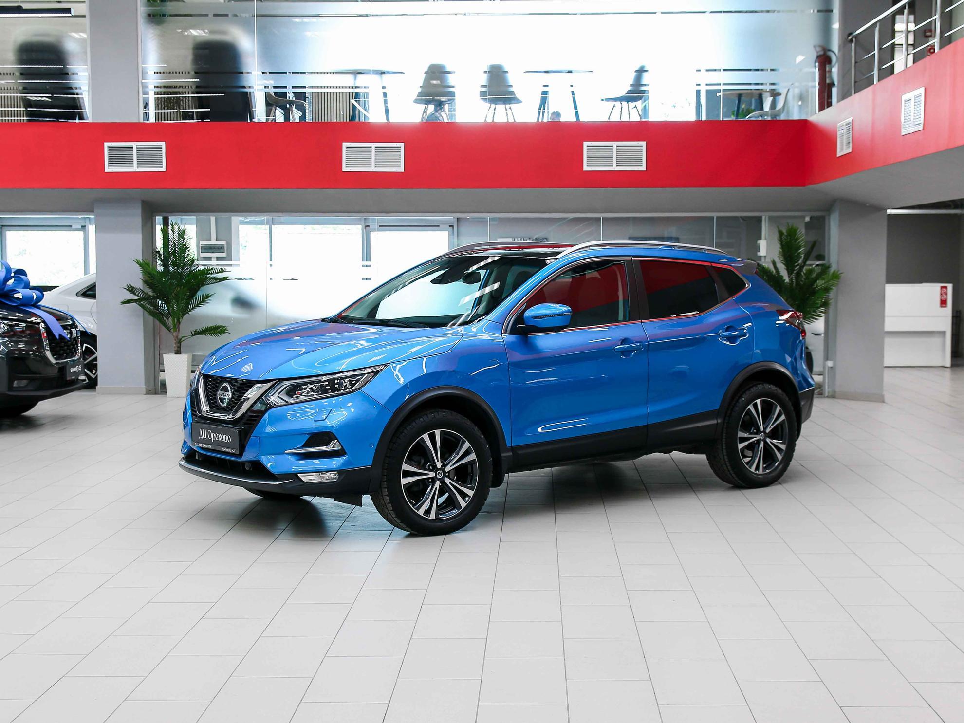 Nissan Qashqai 2019, голубой, ДЦ Орехово