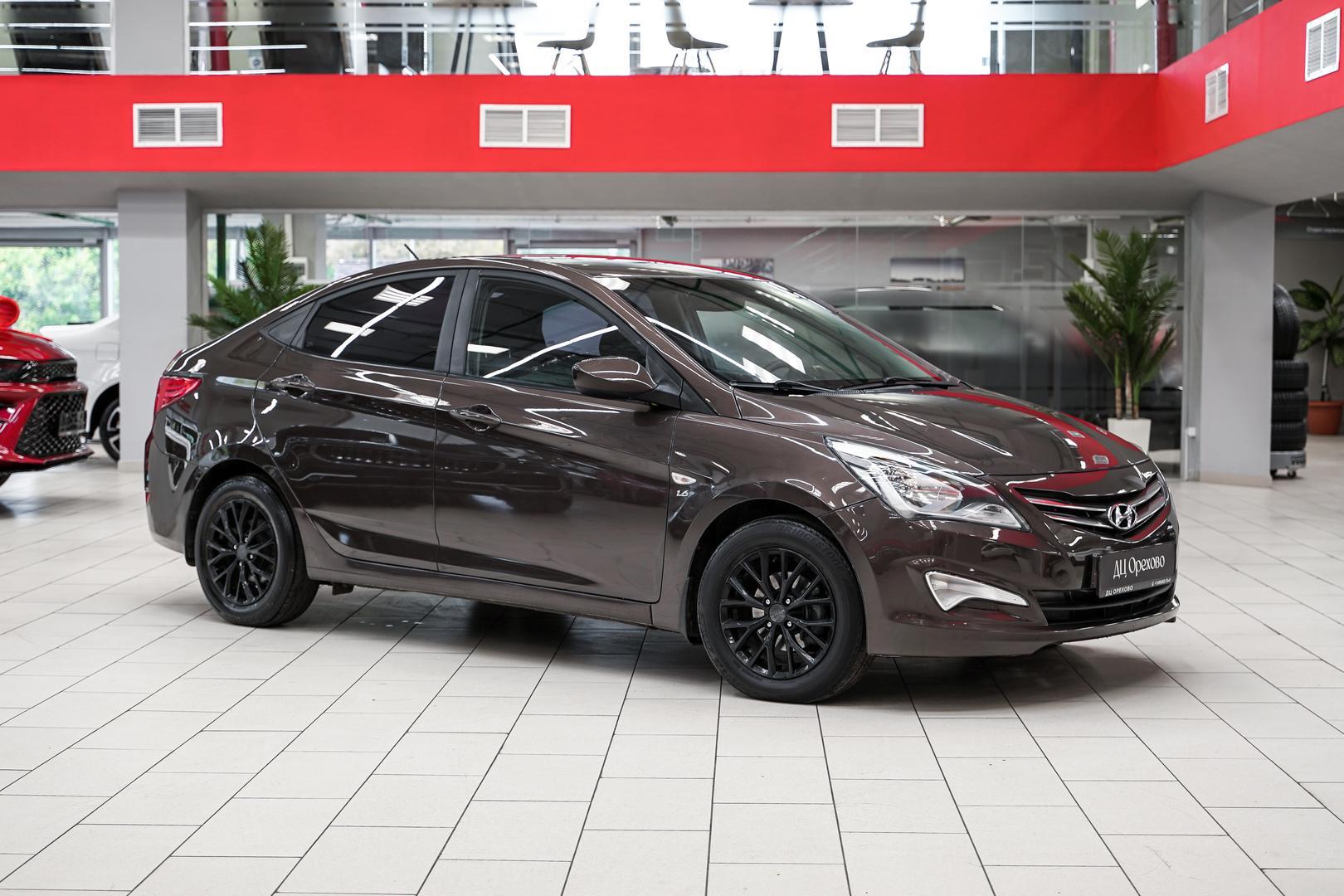 Hyundai Solaris 2014, коричневый, ДЦ Орехово