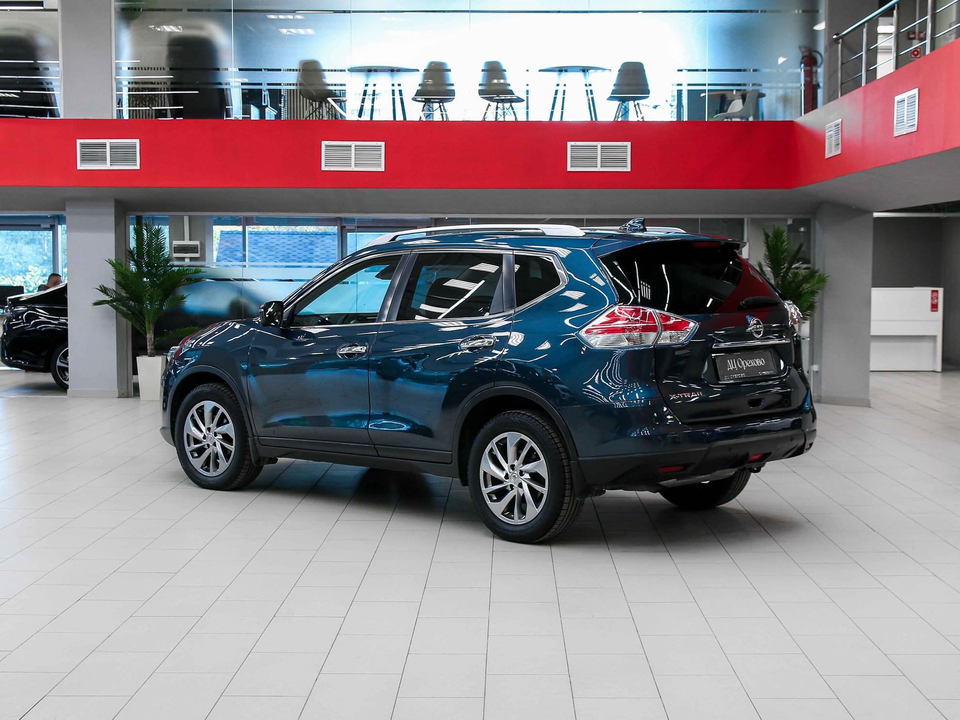 Nissan X-Trail 2018, синий, ДЦ Орехово