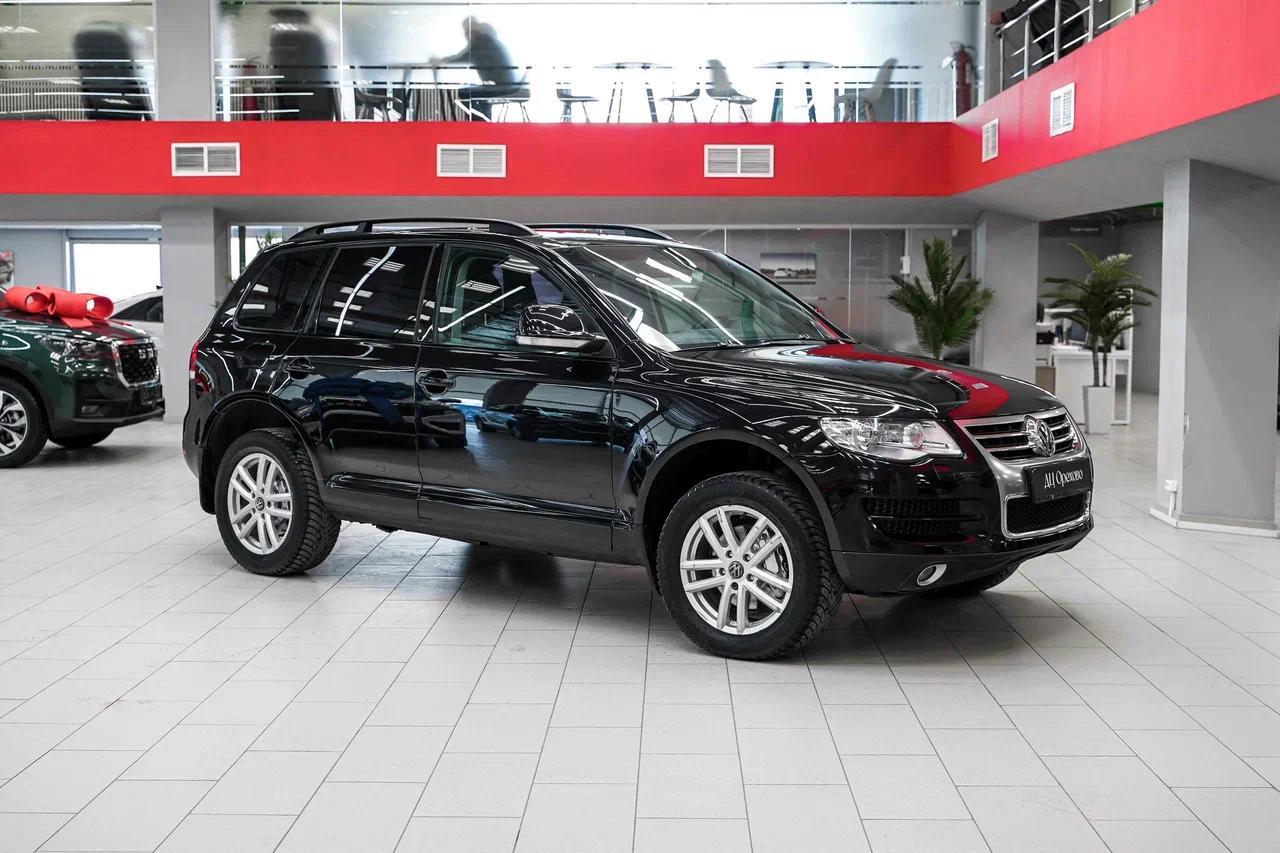 Volkswagen Touareg 2008, черный, ДЦ Орехово