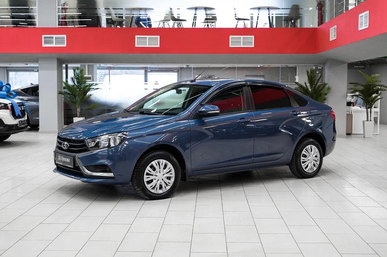 LADA (ВАЗ) Vesta 2017, синий, ДЦ Орехово