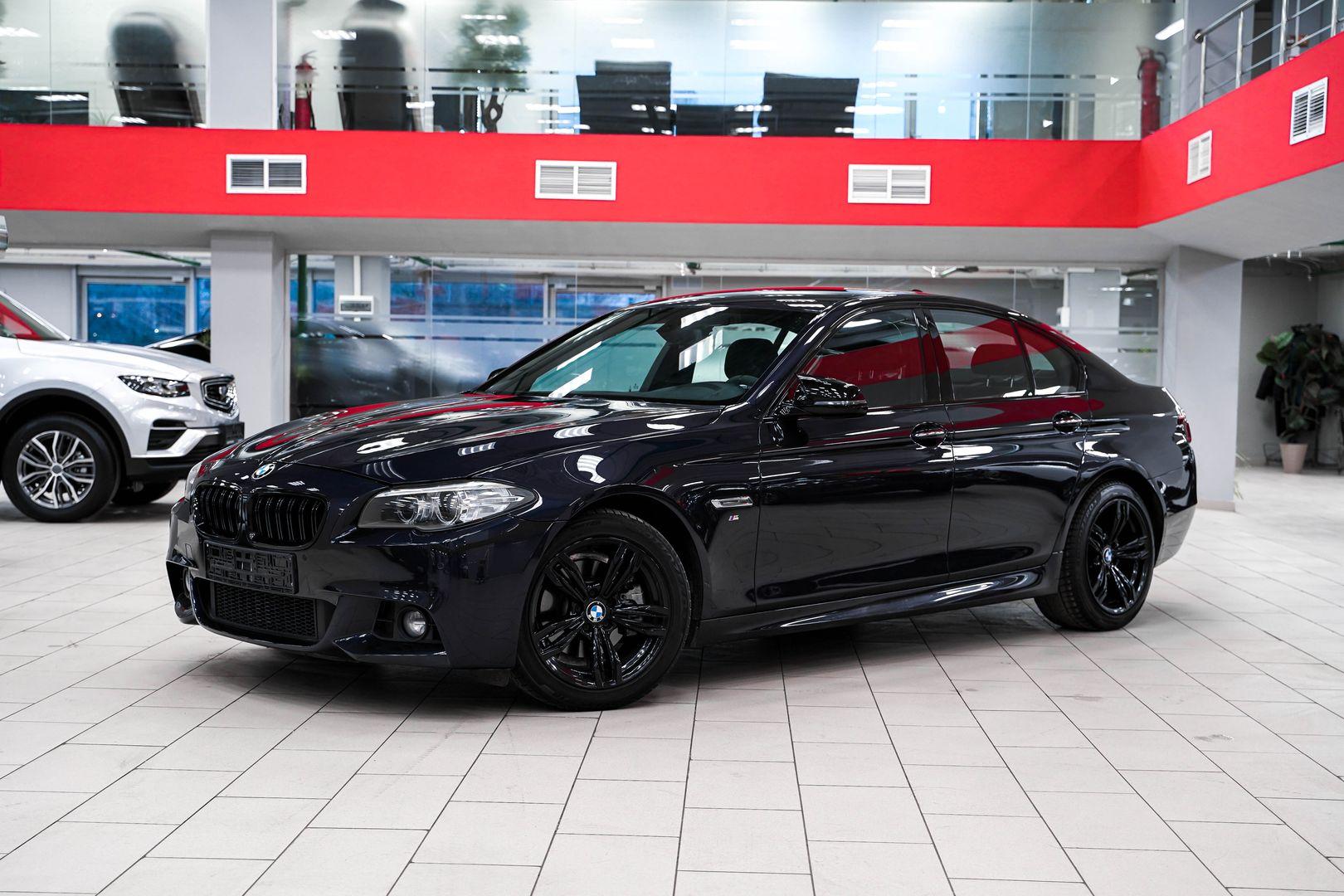 BMW 5 серии 2014, синий, ДЦ Орехово