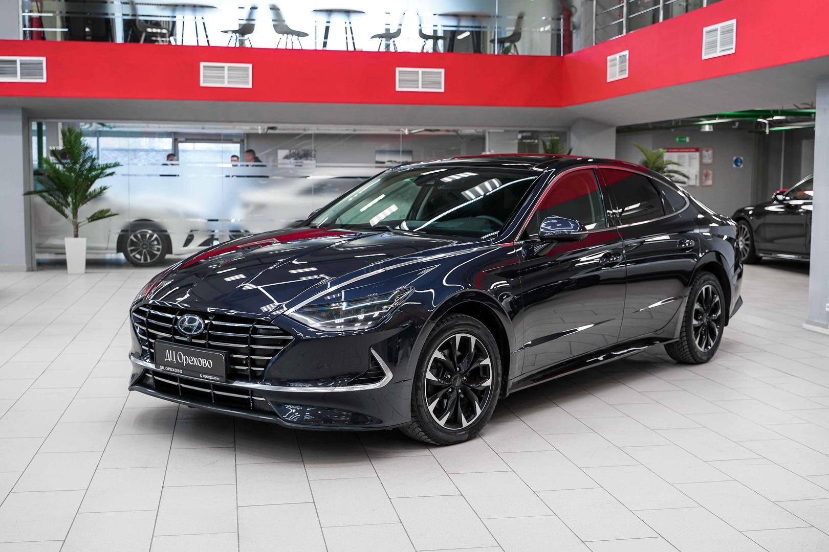 Hyundai Sonata 2019, синий, ДЦ Орехово
