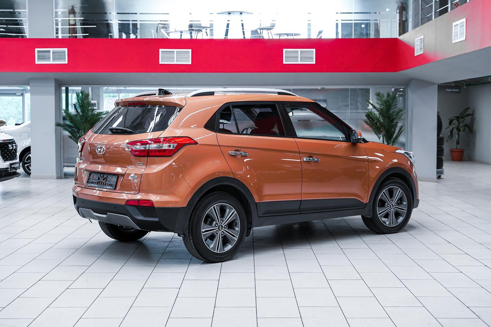 Hyundai Creta 2016, оранжевый, ДЦ Орехово