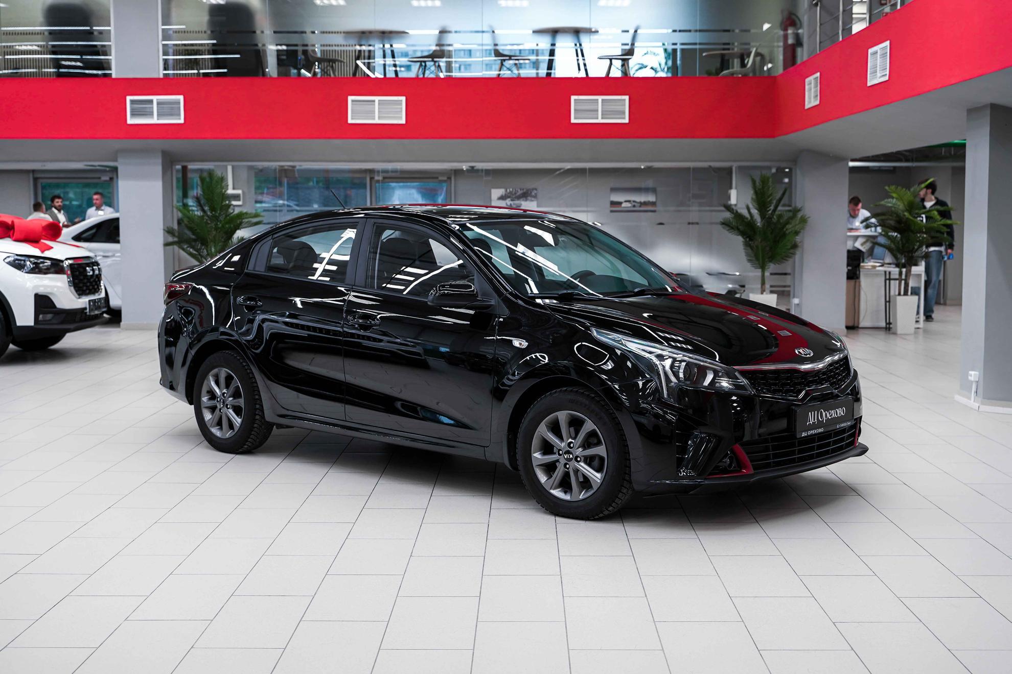 Kia Rio 2021, черный, ДЦ Орехово
