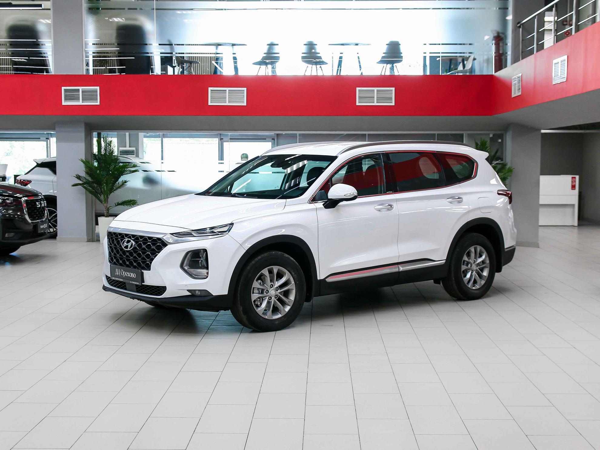 Hyundai Santa Fe 2019, белый, ДЦ Орехово