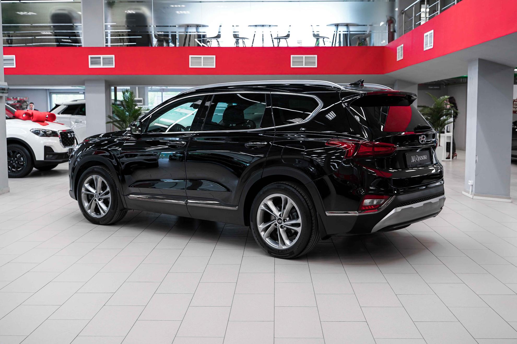 Hyundai Santa Fe 2019, черный, ДЦ Орехово