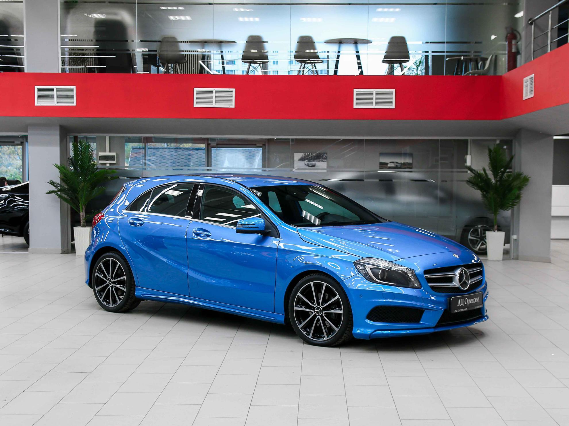 Mercedes-Benz A-Класс 2013, голубой, ДЦ Орехово