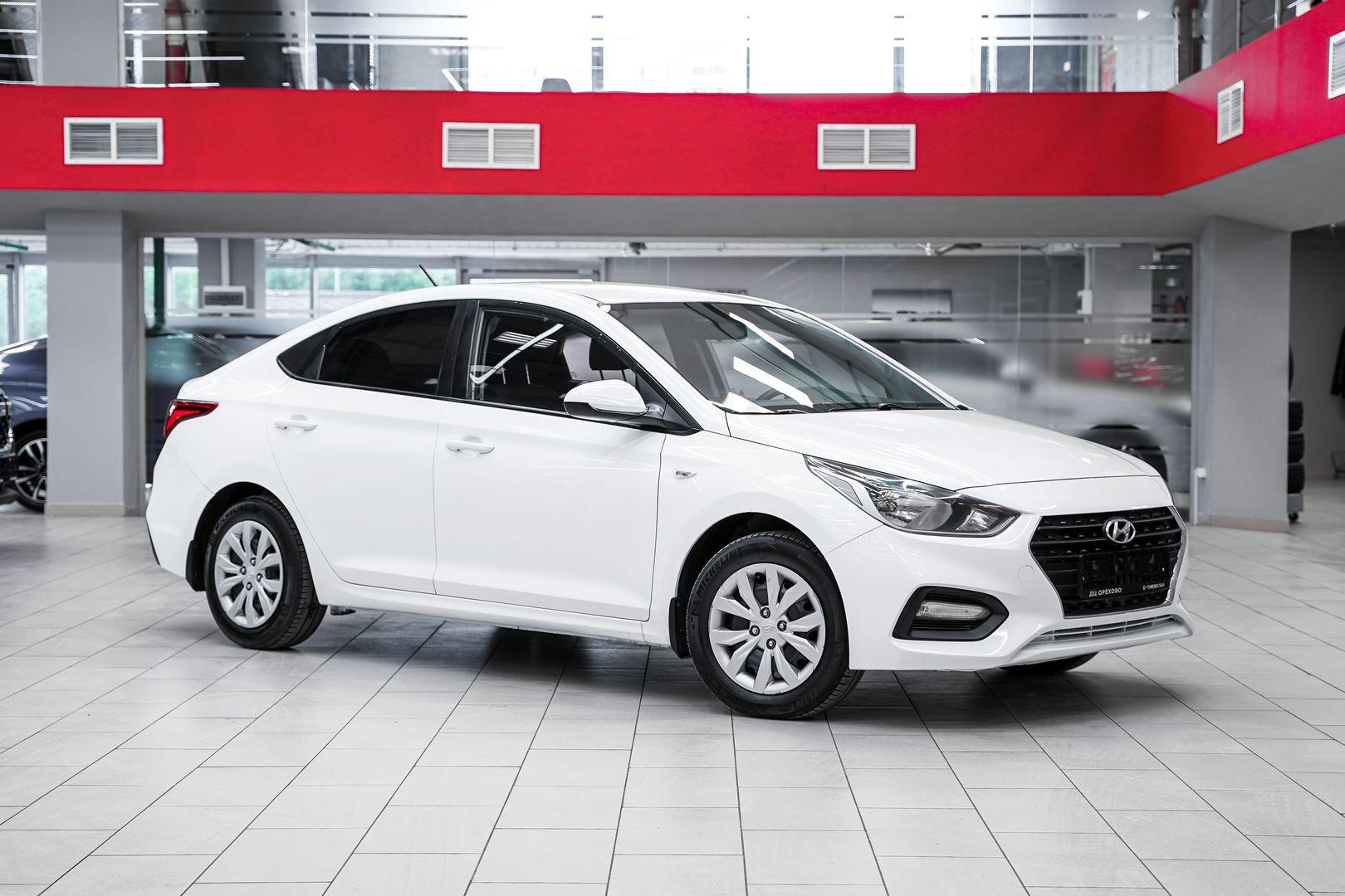 Hyundai Solaris 2018, белый, ДЦ Орехово