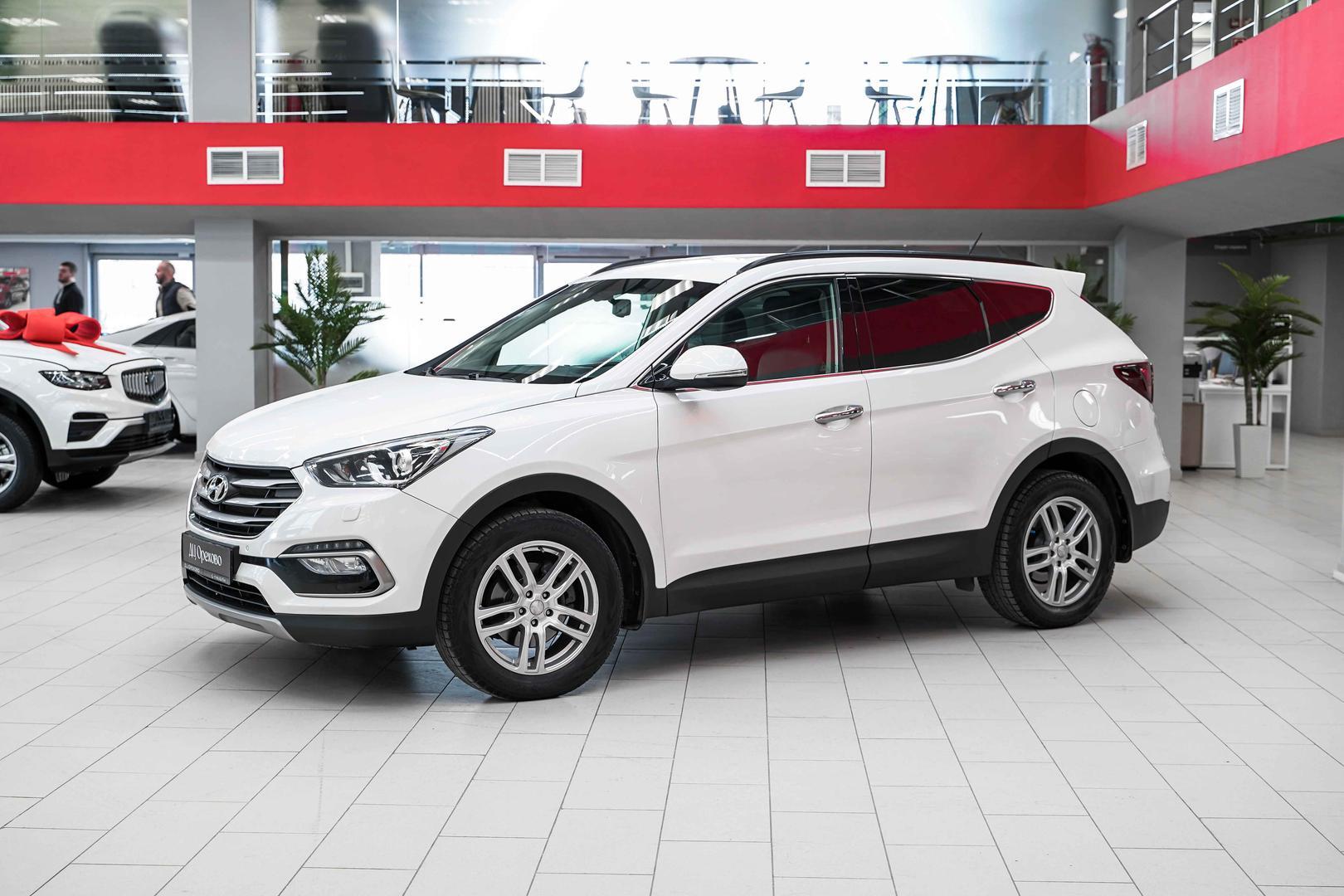 Hyundai Santa Fe 2016, белый, ДЦ Орехово