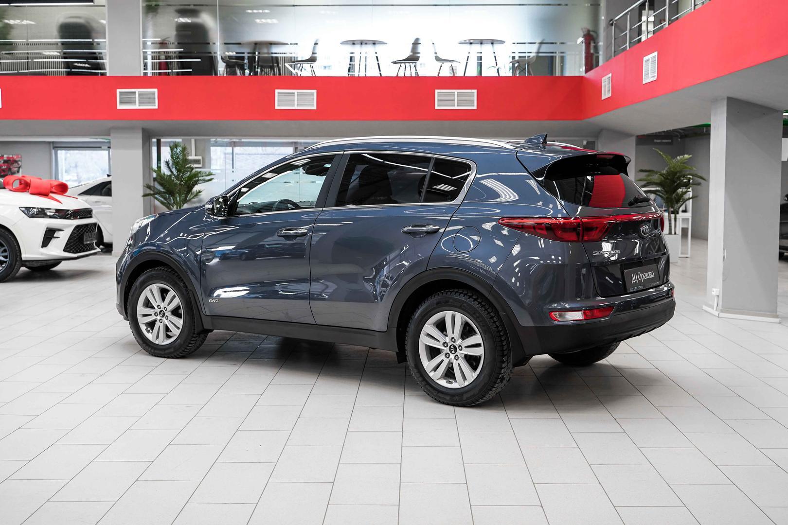 Kia Sportage 2016, синий, ДЦ Орехово