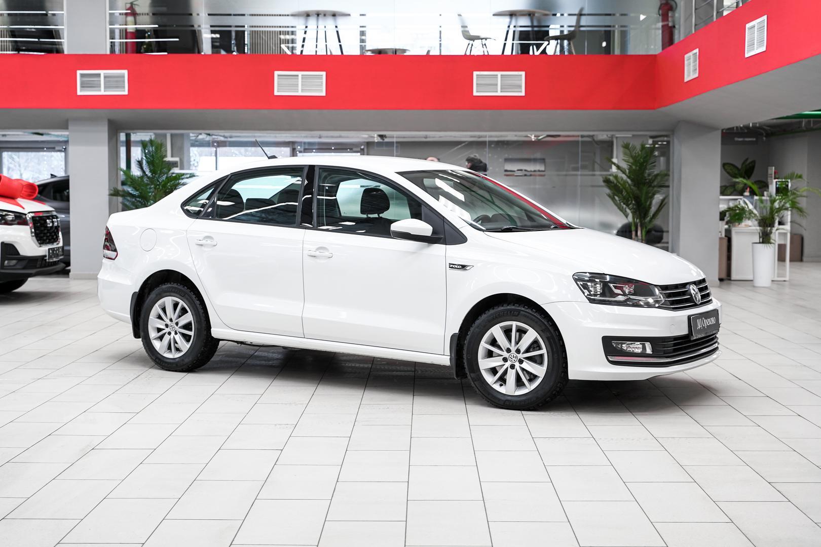 Volkswagen Polo 2018, белый, ДЦ Орехово