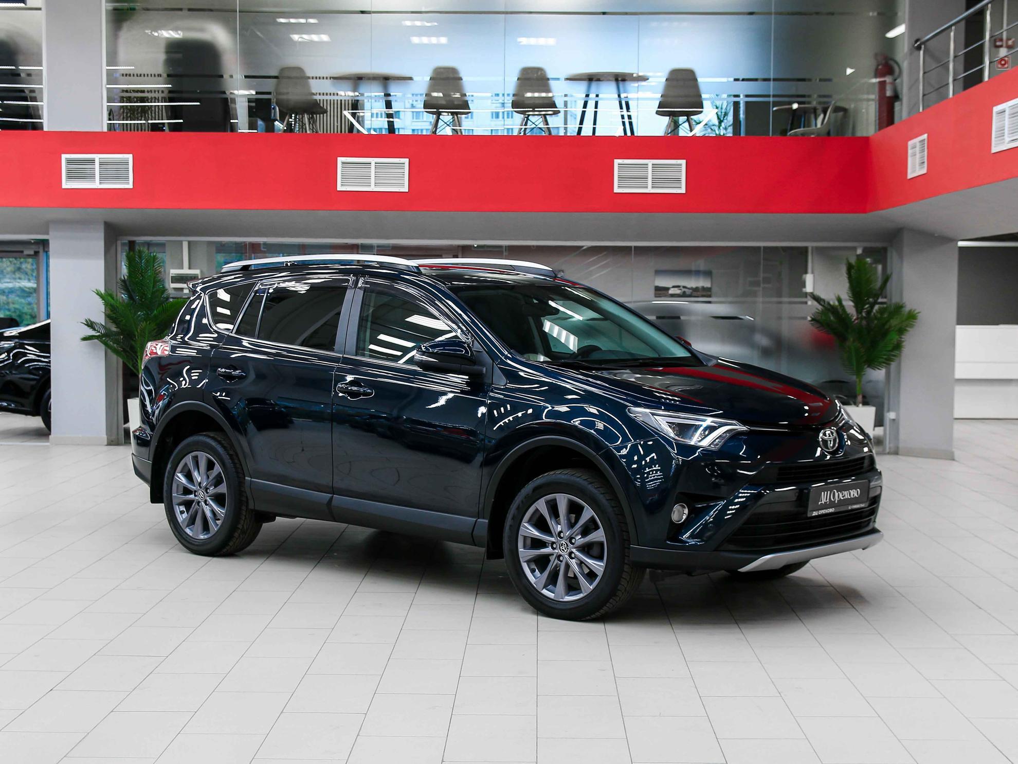 Toyota RAV4 2019, синий, ДЦ Орехово