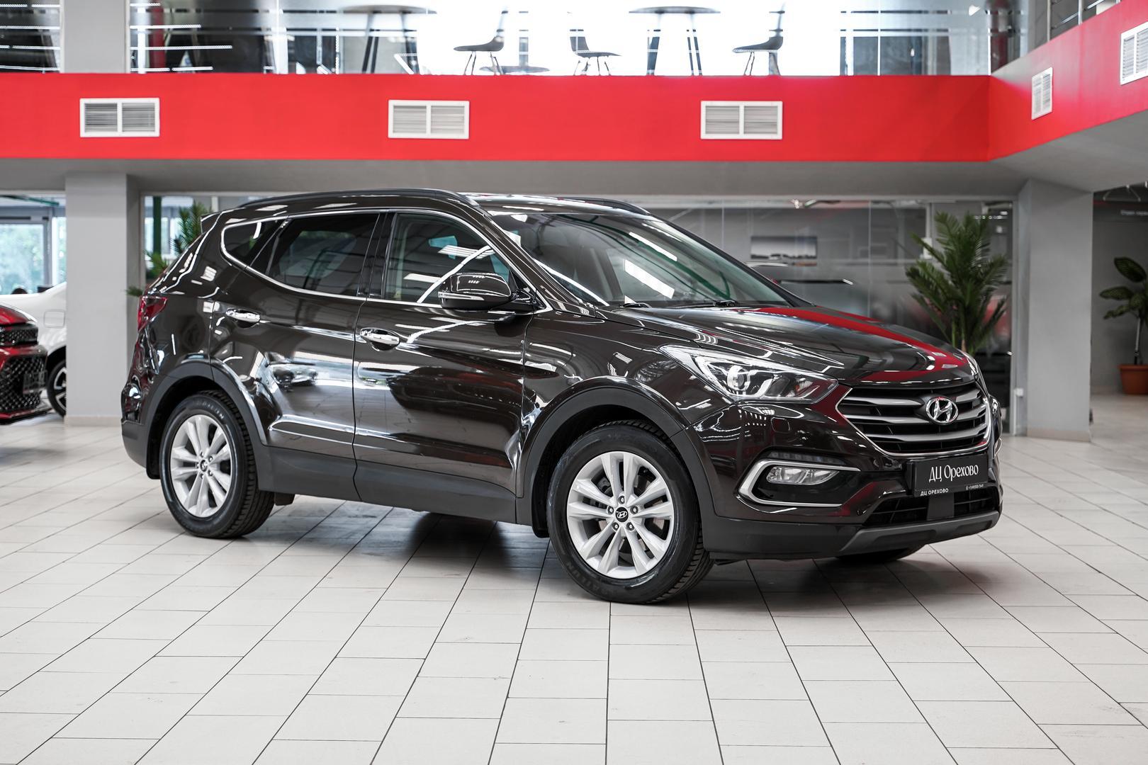 Hyundai Santa Fe 2016, коричневый, ДЦ Орехово