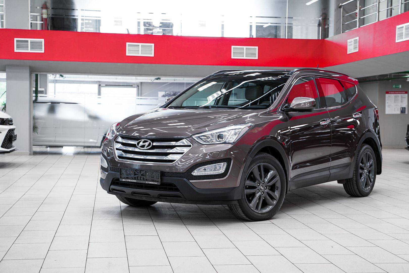 Hyundai Santa Fe 2013, коричневый, ДЦ Орехово