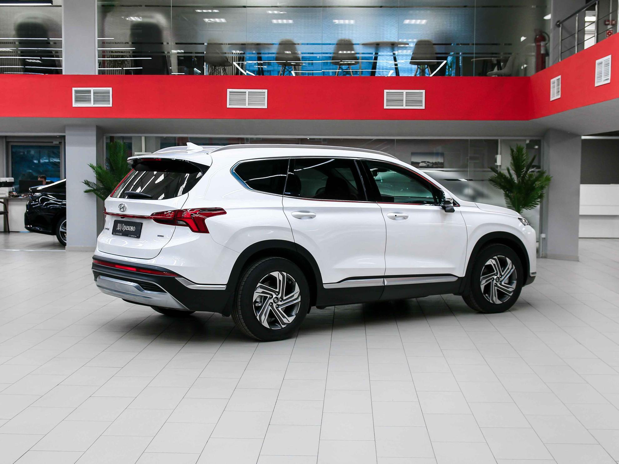 Hyundai Santa Fe 2022, белый, ДЦ Орехово