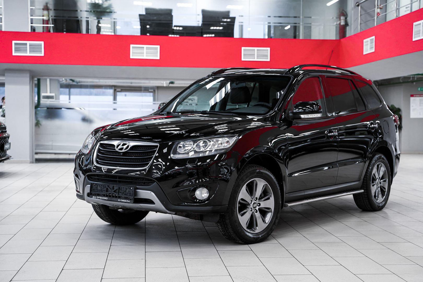 Hyundai Santa Fe 2012, черный, ДЦ Орехово