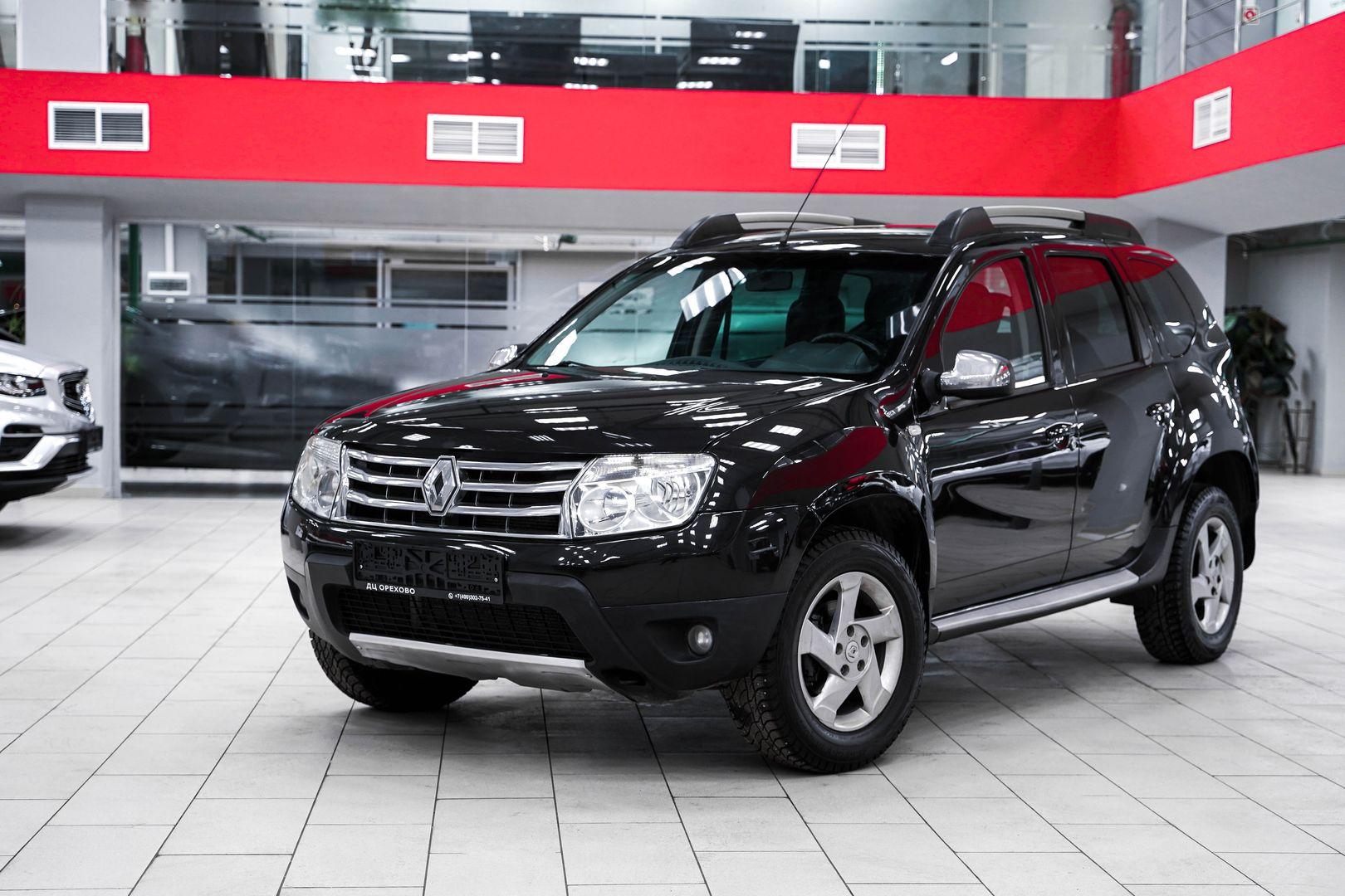 Renault Duster 2012, черный, ДЦ Орехово