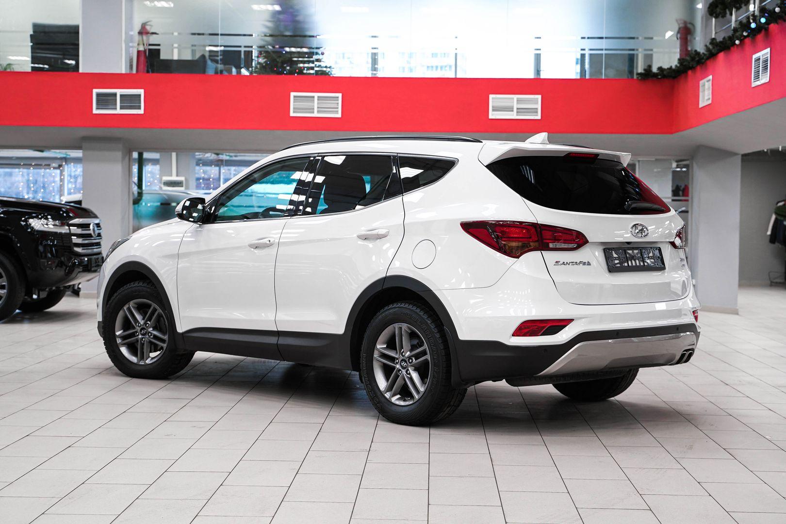 Hyundai Santa Fe 2018, белый, ДЦ Орехово
