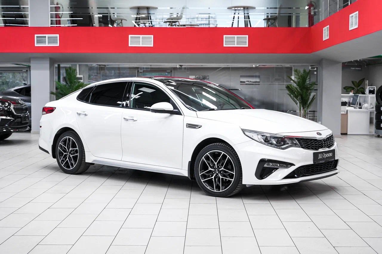 Kia Optima 2018, белый, ДЦ Орехово