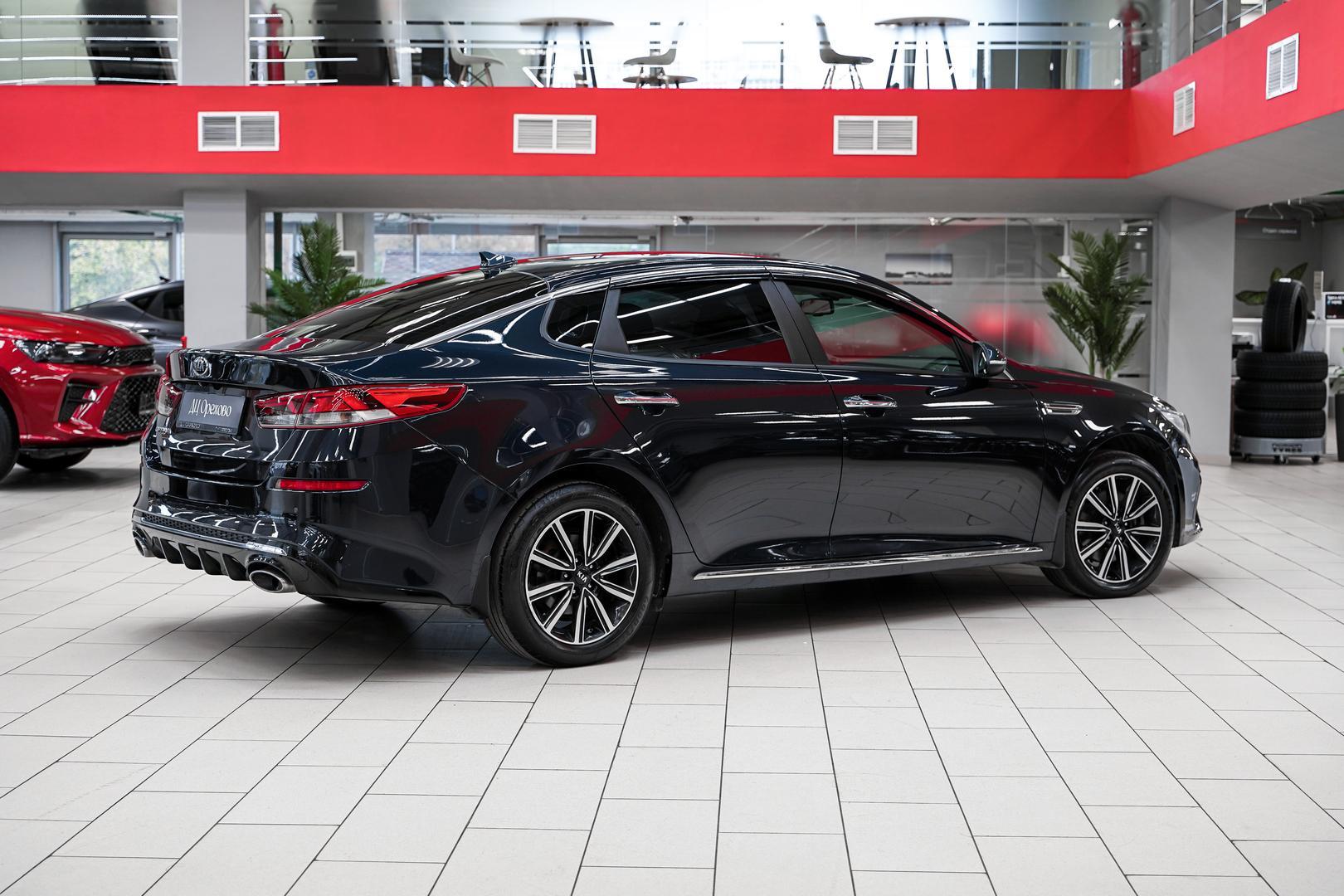 Kia Optima 2018, синий, ДЦ Орехово