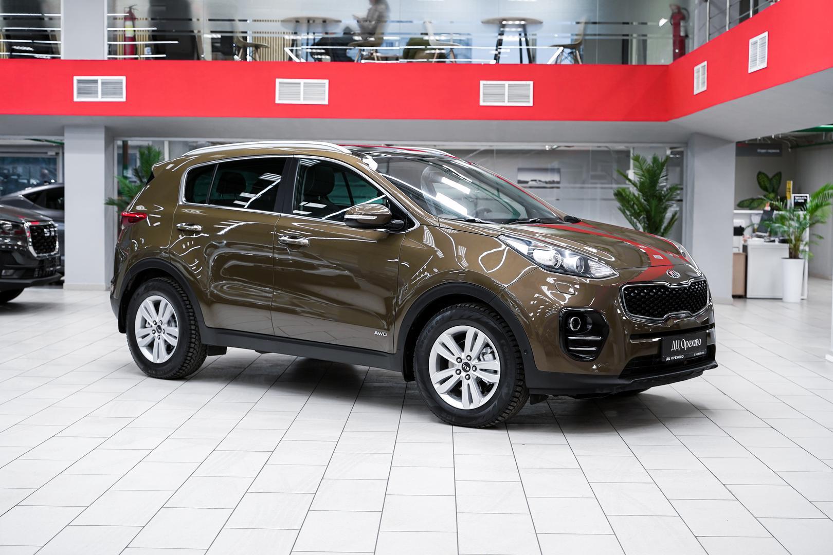 Kia Sportage 2016, зеленый, ДЦ Орехово
