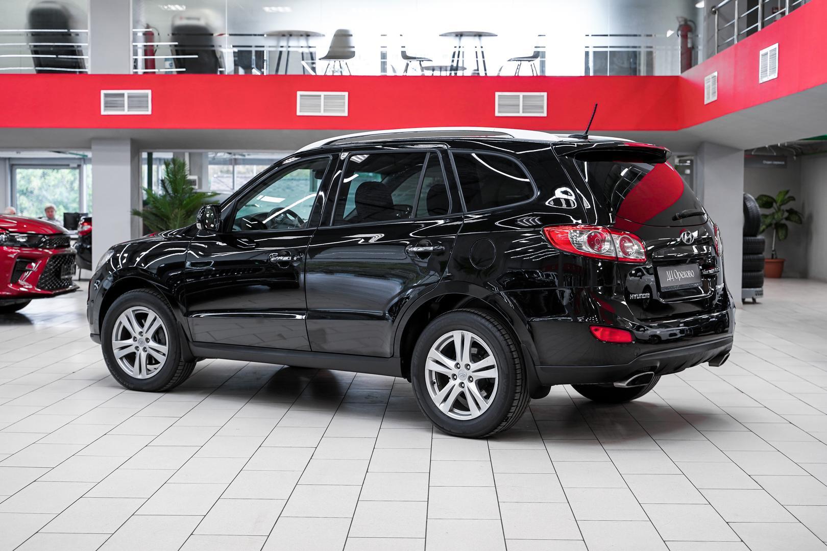 Hyundai Santa Fe 2010, черный, ДЦ Орехово