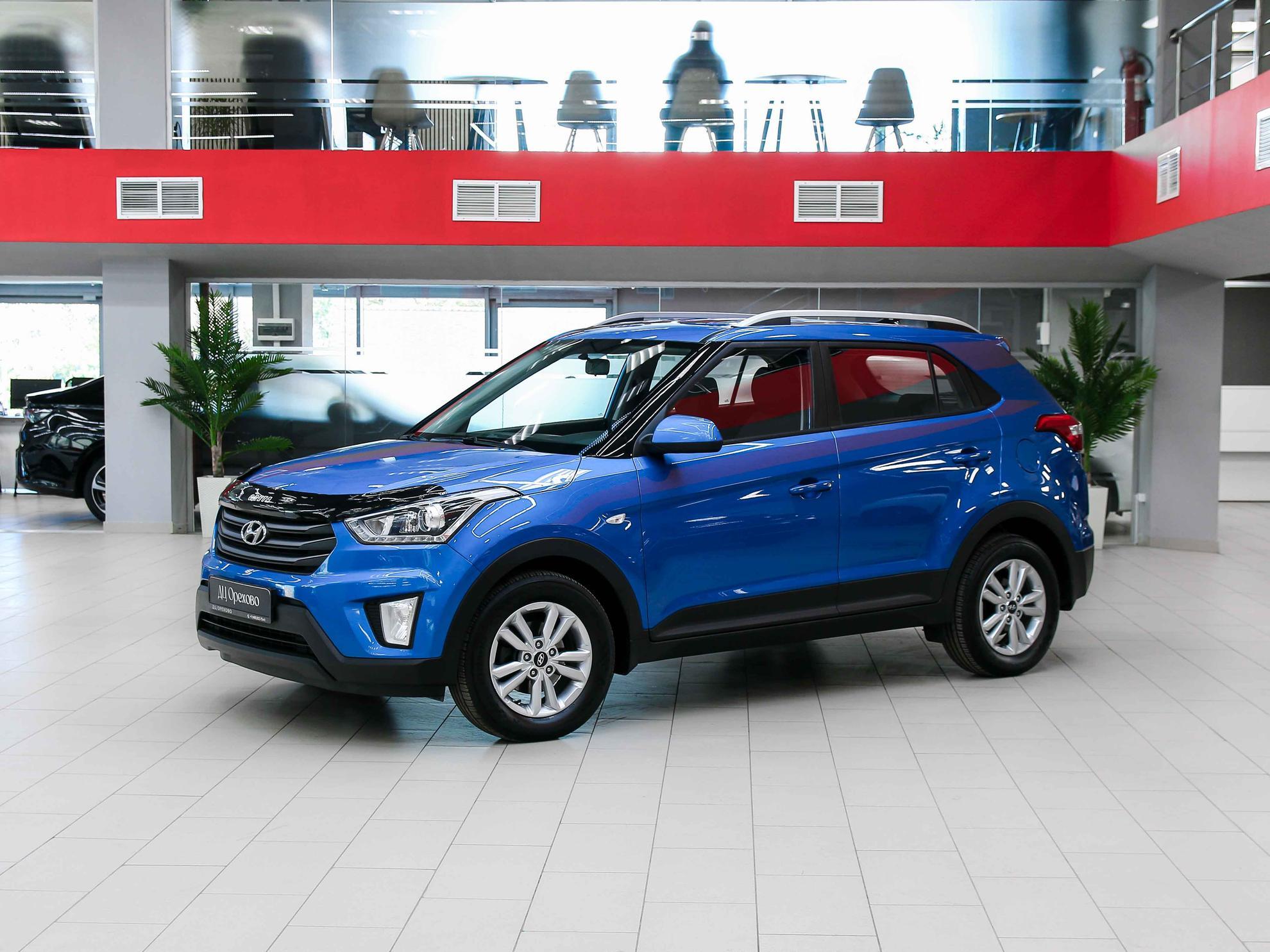 Hyundai Creta 2018, синий, ДЦ Орехово