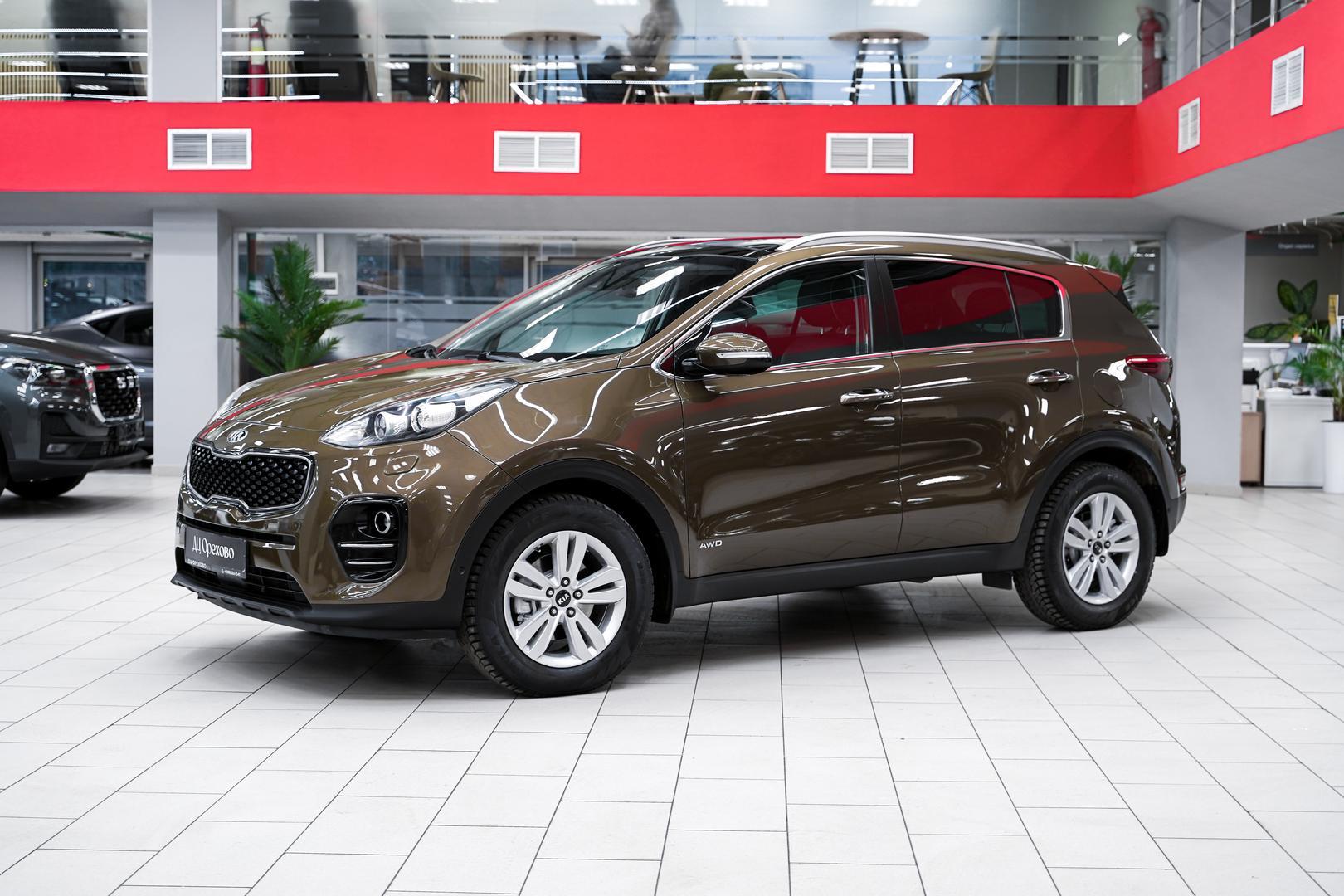 Kia Sportage 2016, зеленый, ДЦ Орехово