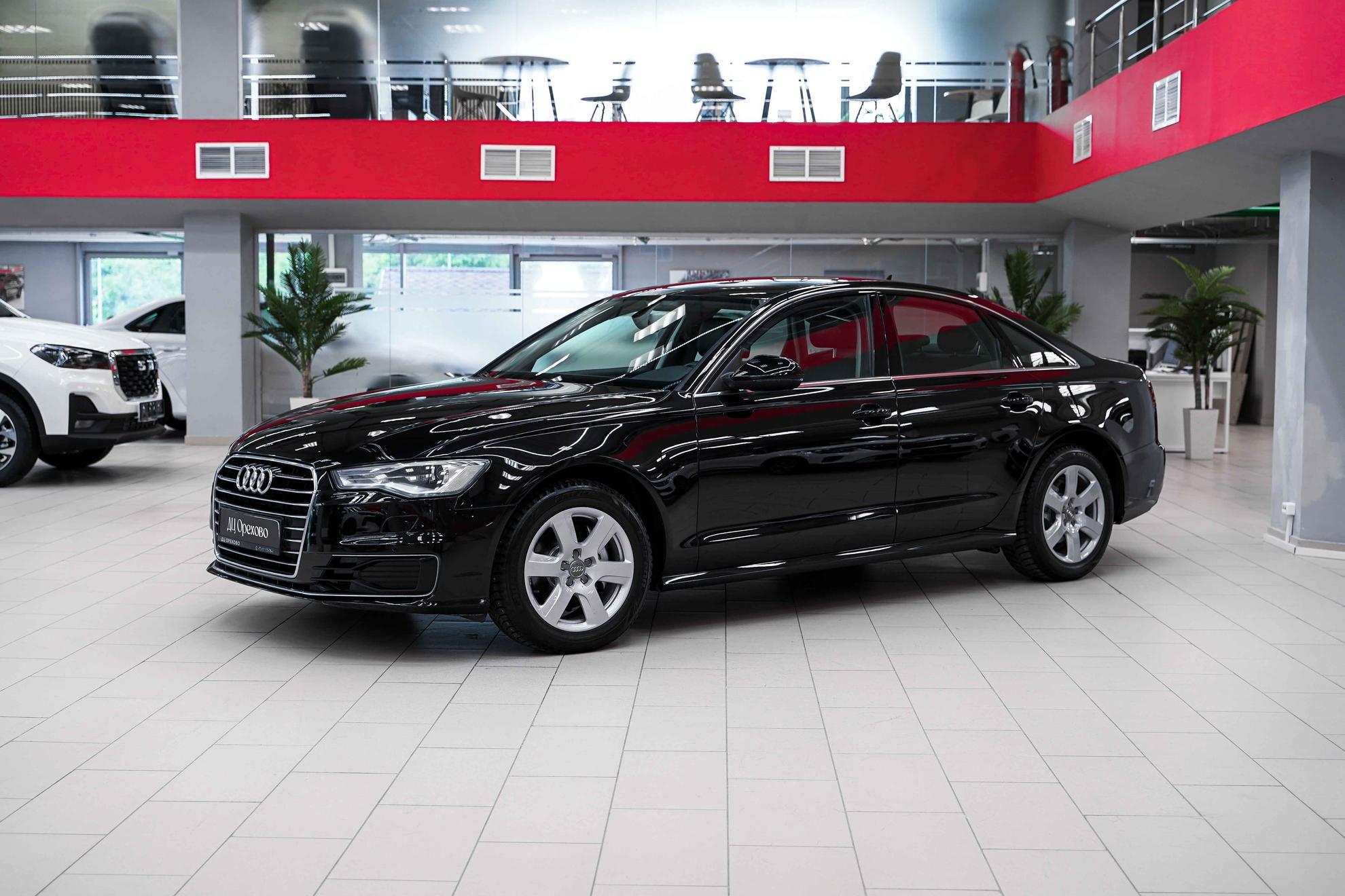 Audi A6 2015, черный, ДЦ Орехово