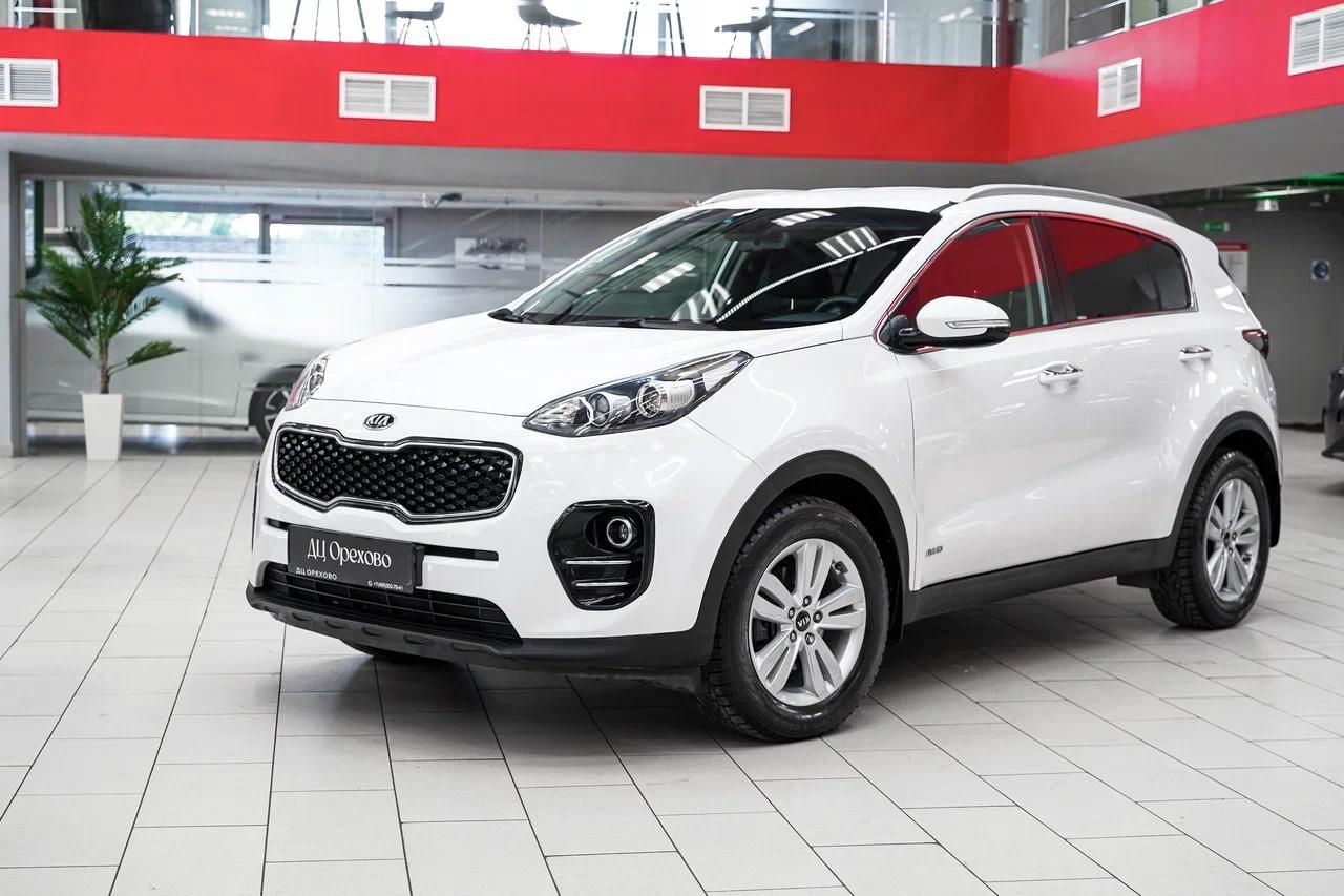 Kia Sportage 2018, белый, ДЦ Орехово