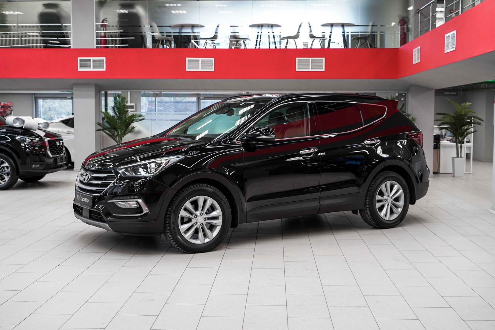 Hyundai Santa Fe 2016, черный, ДЦ Орехово