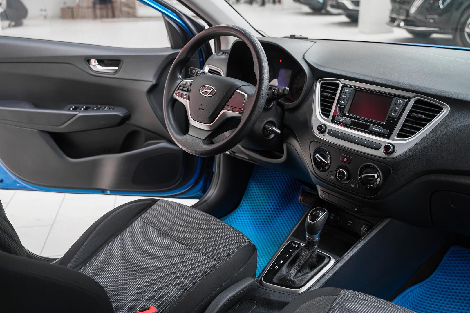 Hyundai Solaris 2021, синий, ДЦ Орехово