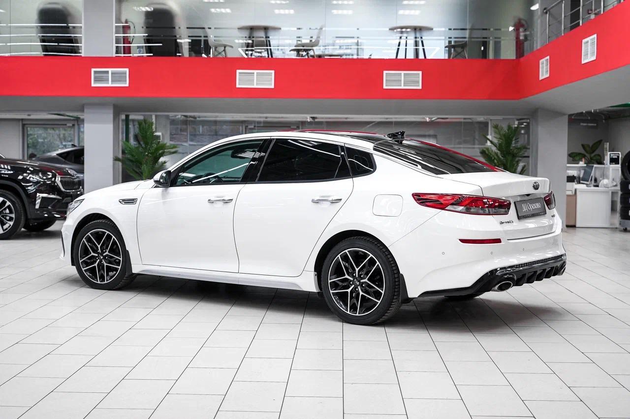 Kia Optima 2018, белый, ДЦ Орехово