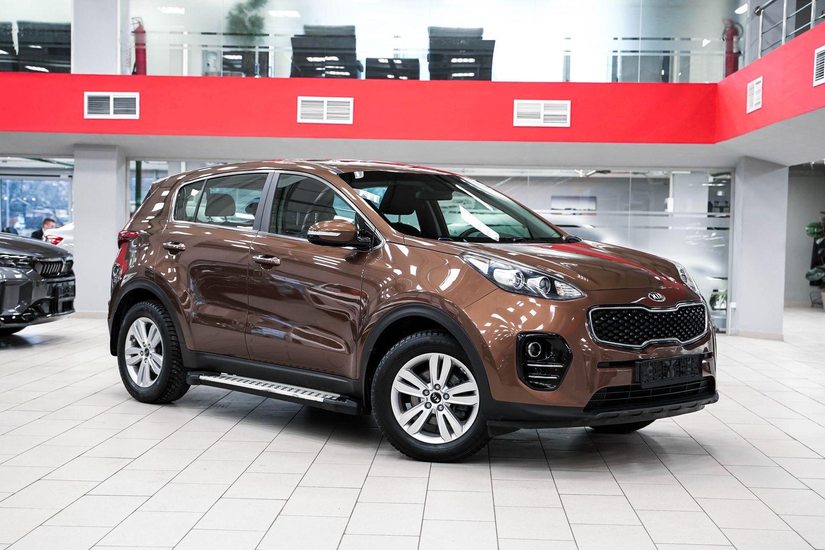 Kia Sportage 2017, коричневый, ДЦ Орехово