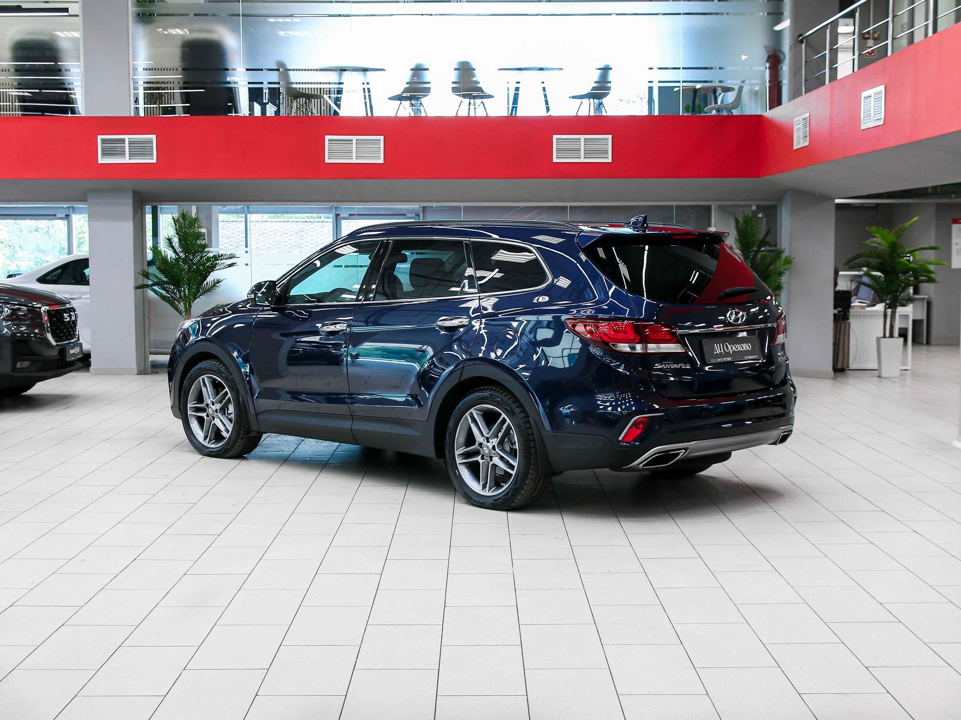 Hyundai Santa Fe 2017, синий, ДЦ Орехово