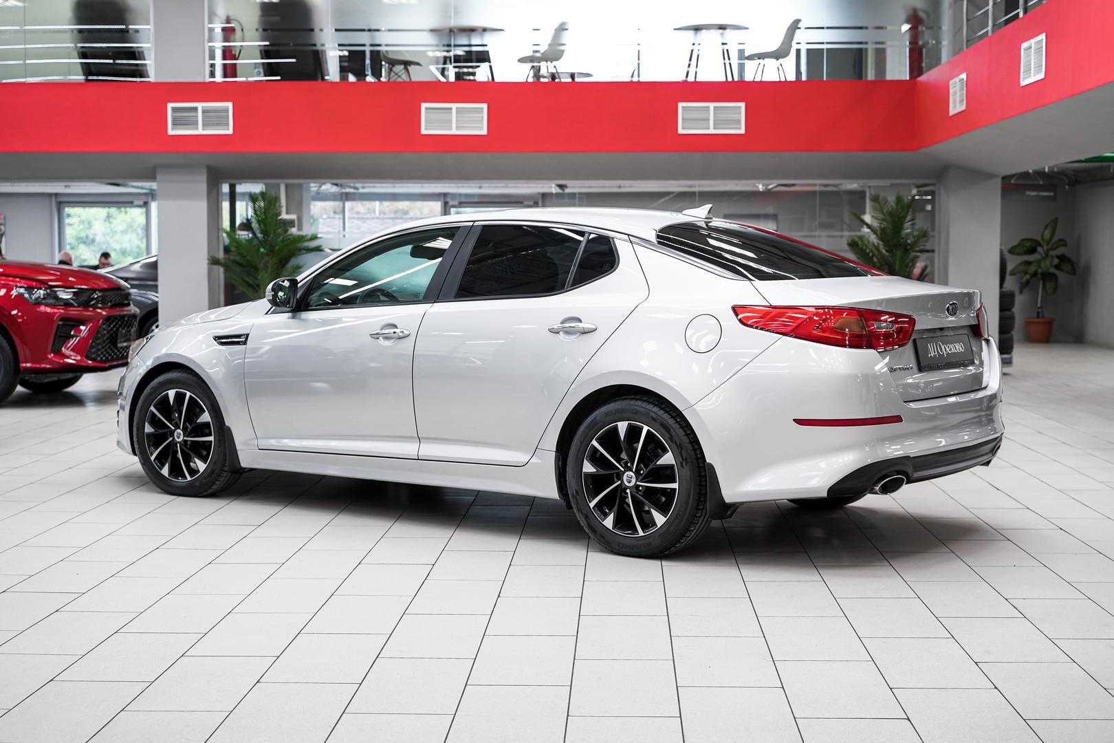 Kia Optima 2015, серебряный, ДЦ Орехово