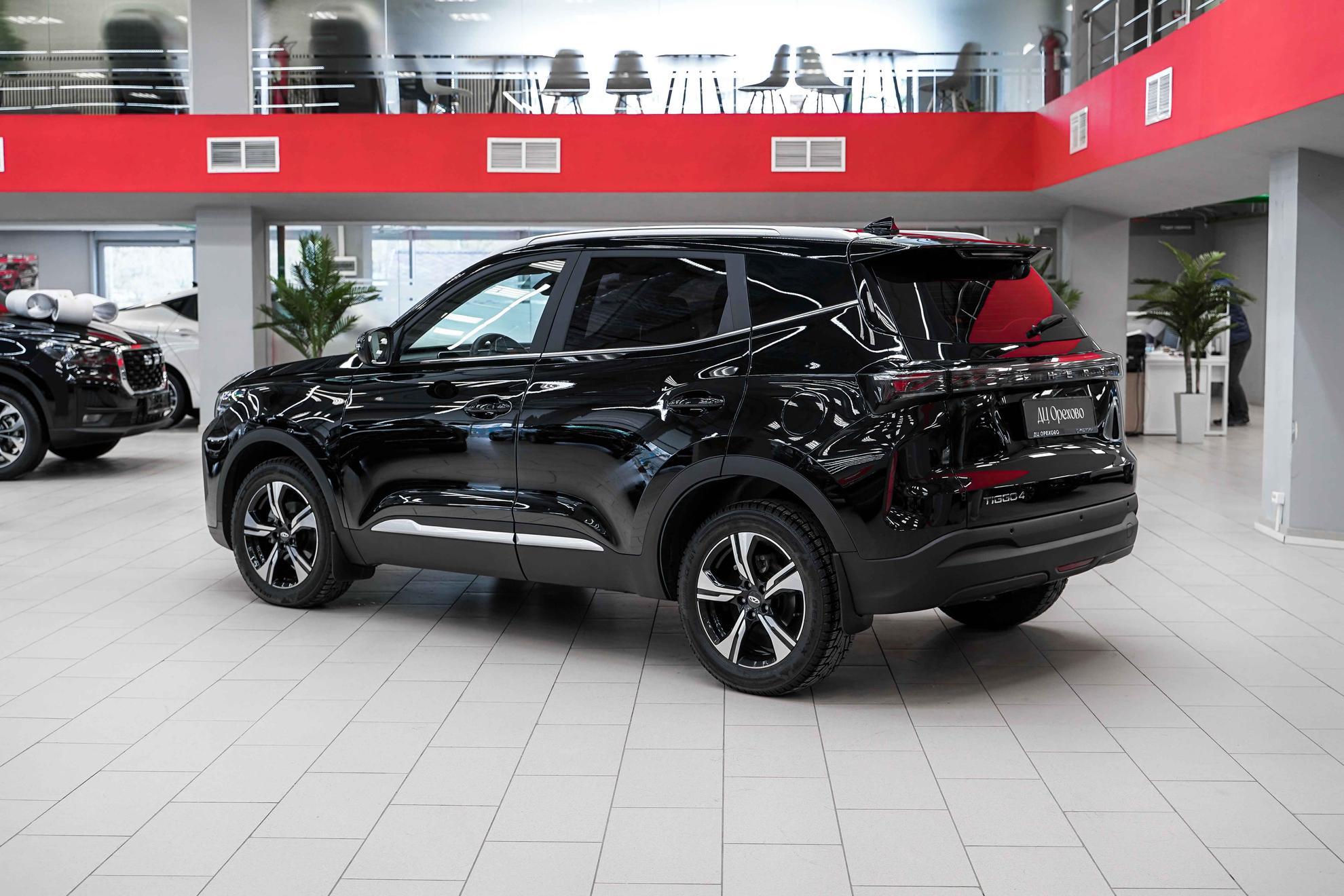 Chery Tiggo 4 2024, черный, ДЦ Орехово