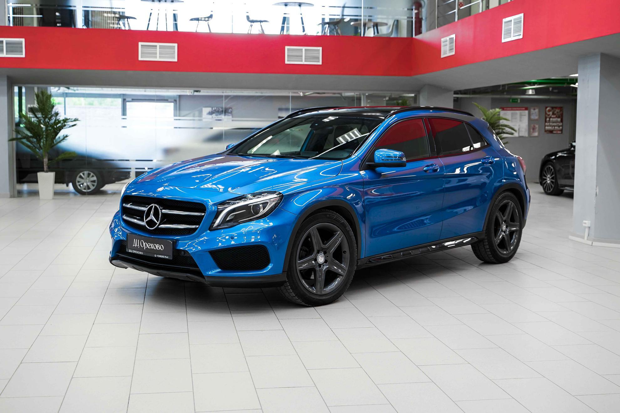 Mercedes-Benz GLA 2014, голубой, ДЦ Орехово