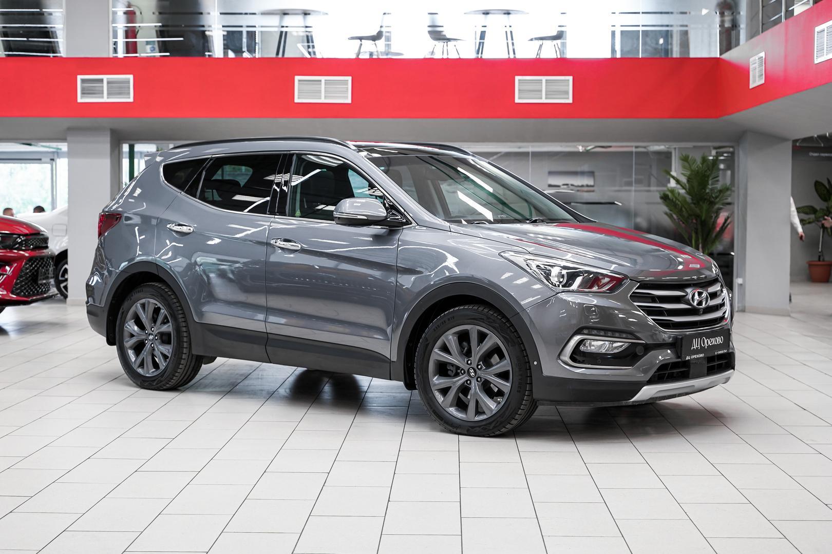 Hyundai Santa Fe 2017, серый, ДЦ Орехово
