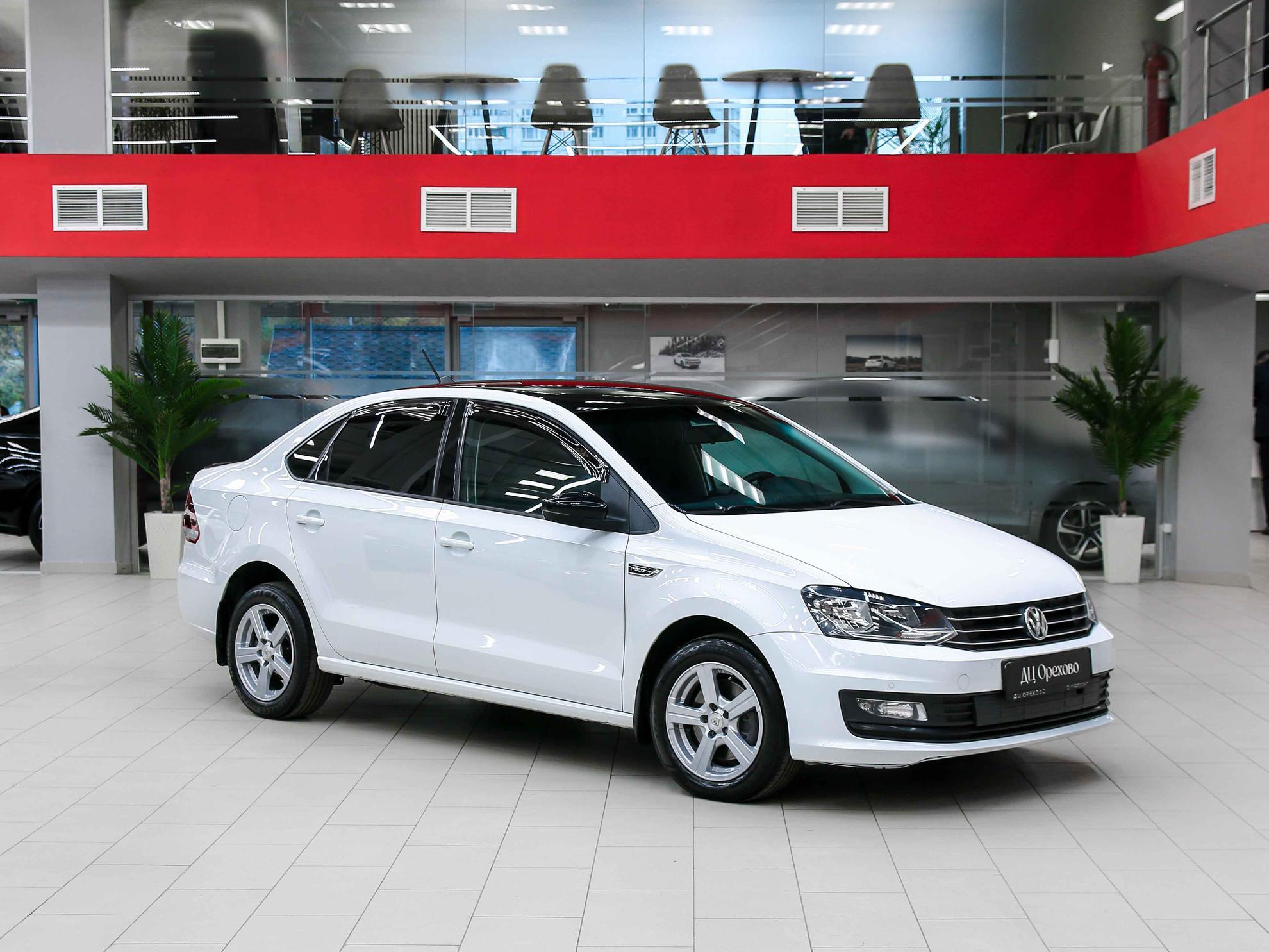 Volkswagen Polo 2019, белый, ДЦ Орехово