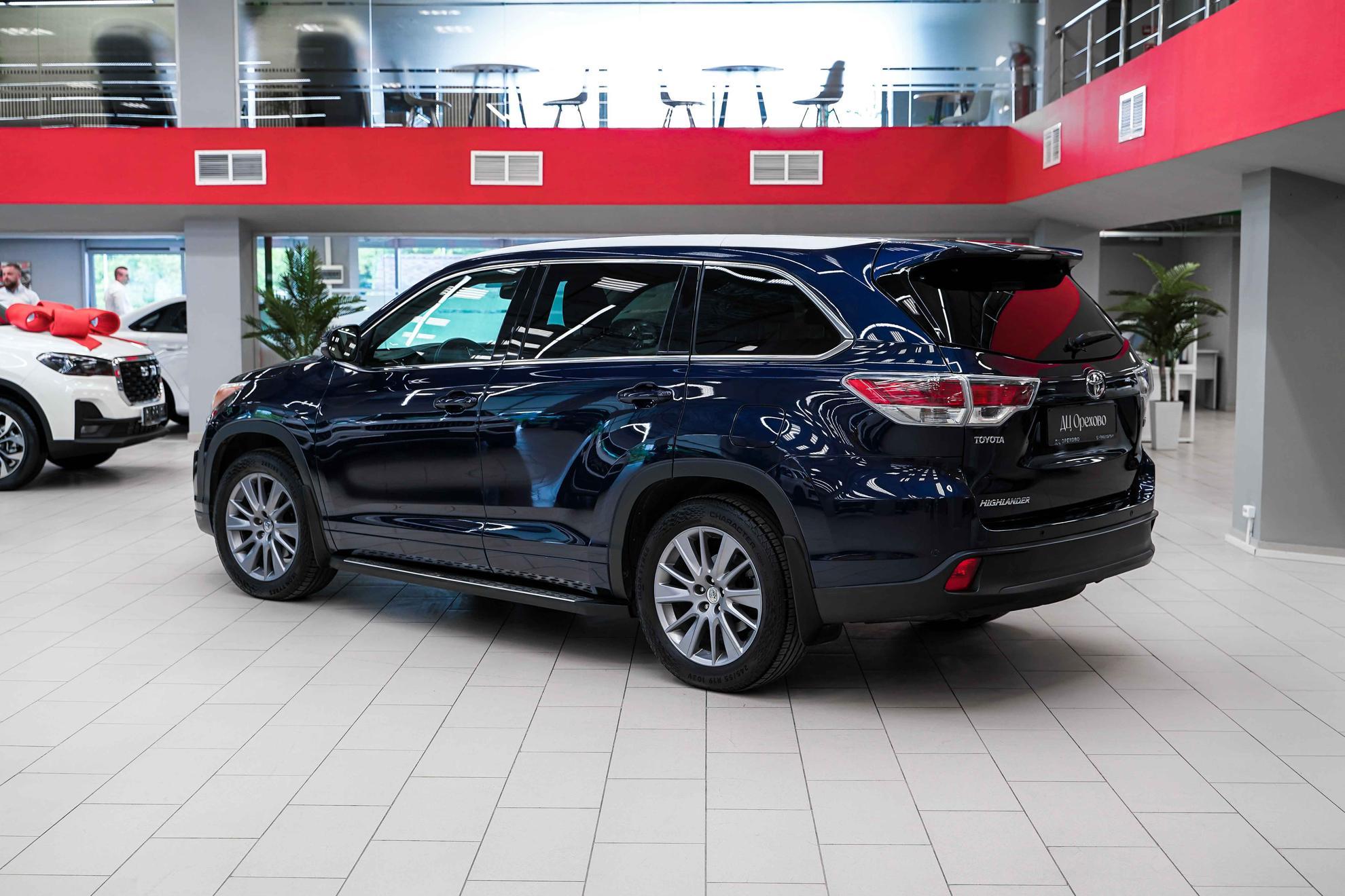 Toyota Highlander 2014, синий, ДЦ Орехово