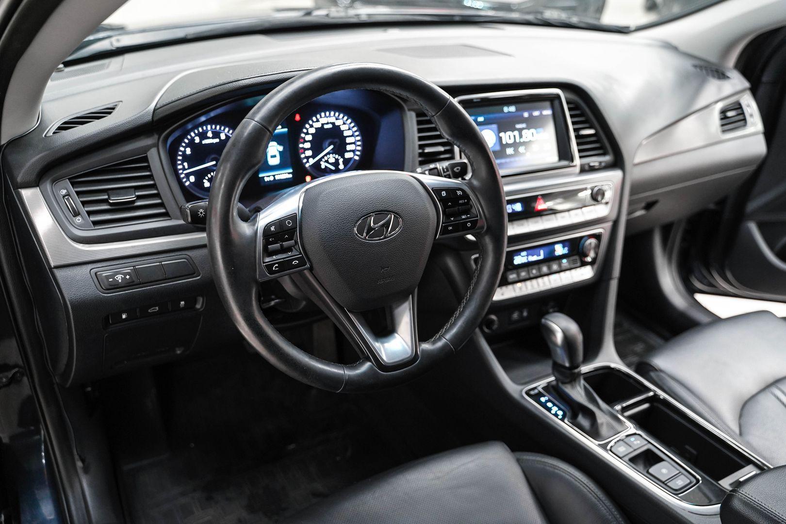 Hyundai Sonata 2018, синий, ДЦ Орехово