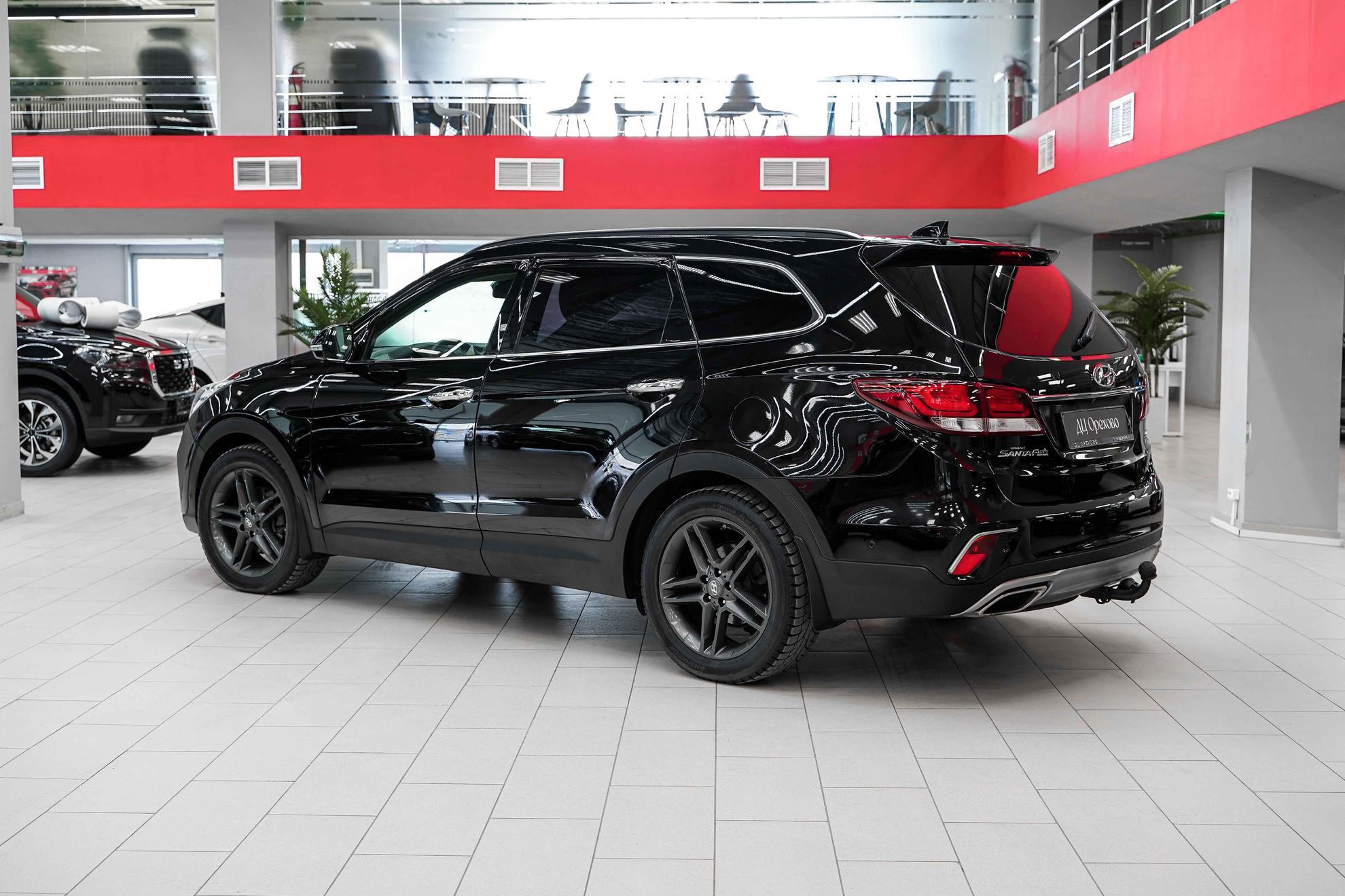 Hyundai Santa Fe 2017, черный, ДЦ Орехово