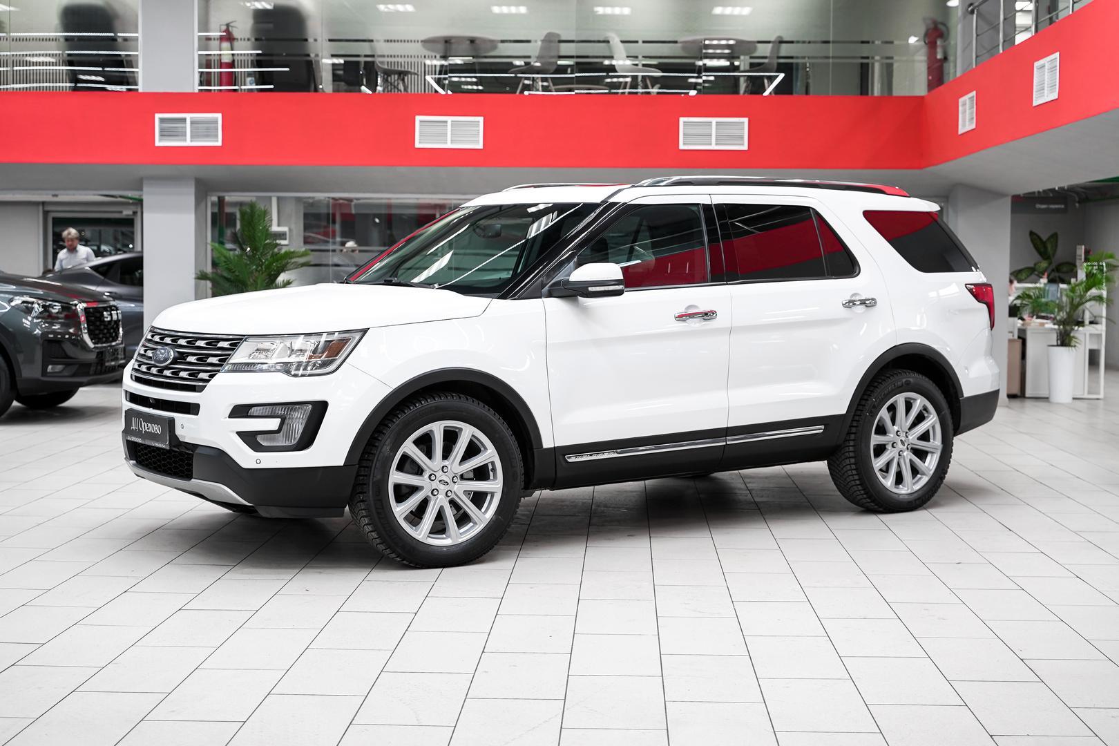 Ford Explorer 2017, белый, ДЦ Орехово