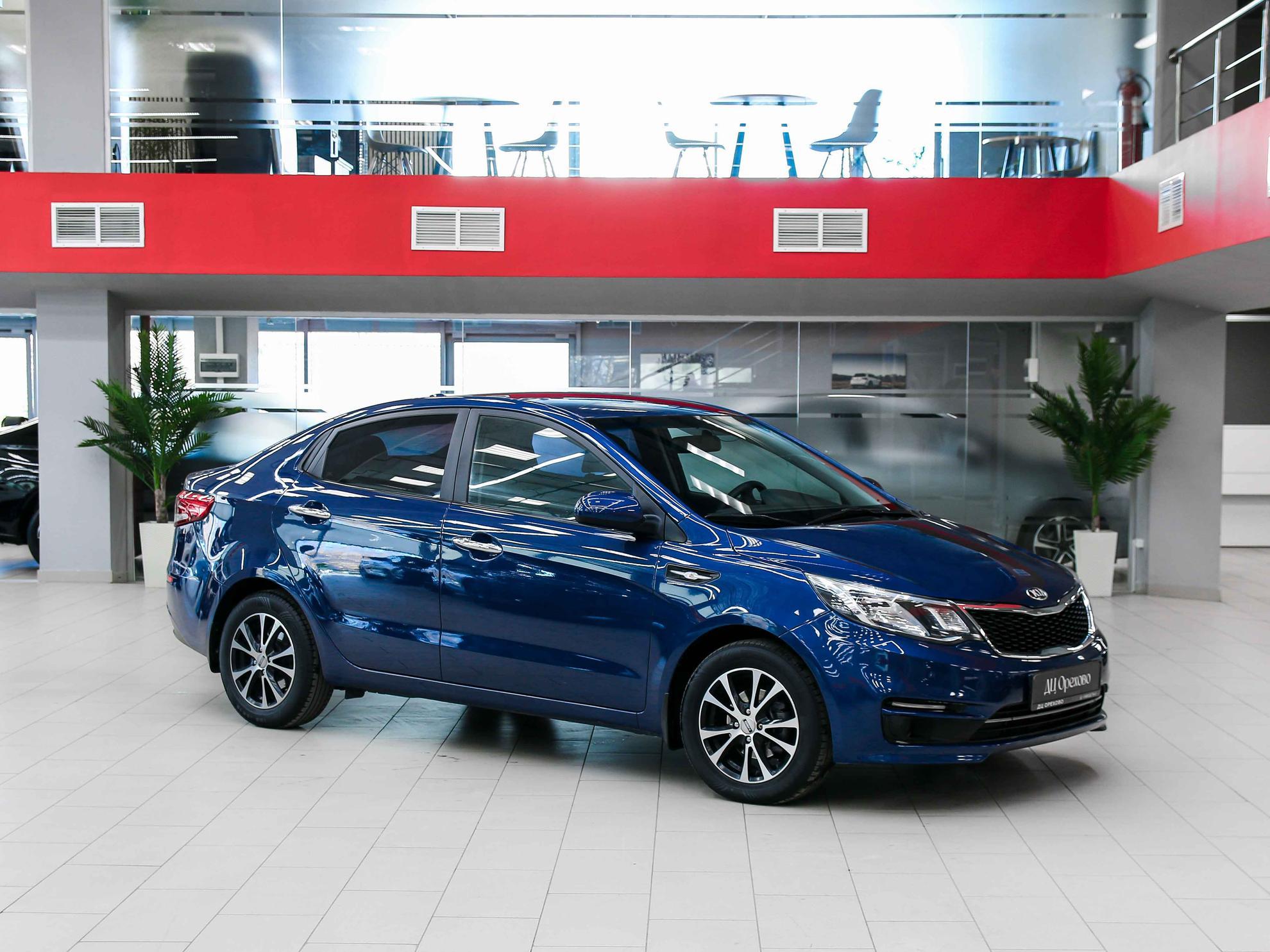 Kia Rio 2016, синий, ДЦ Орехово