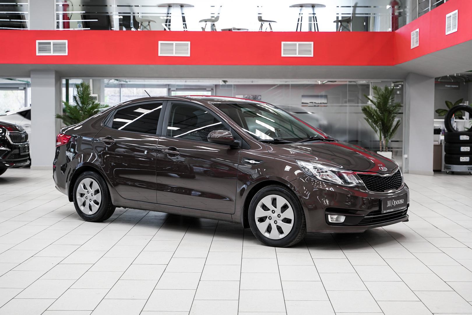 Kia Rio 2016, коричневый, ДЦ Орехово