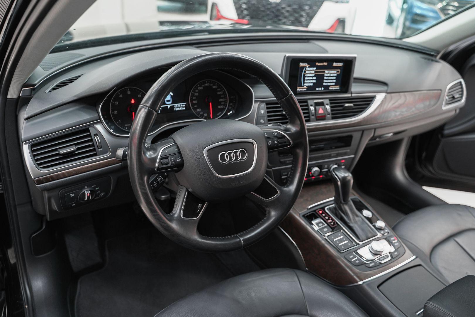 Audi A6 2015, черный, ДЦ Орехово