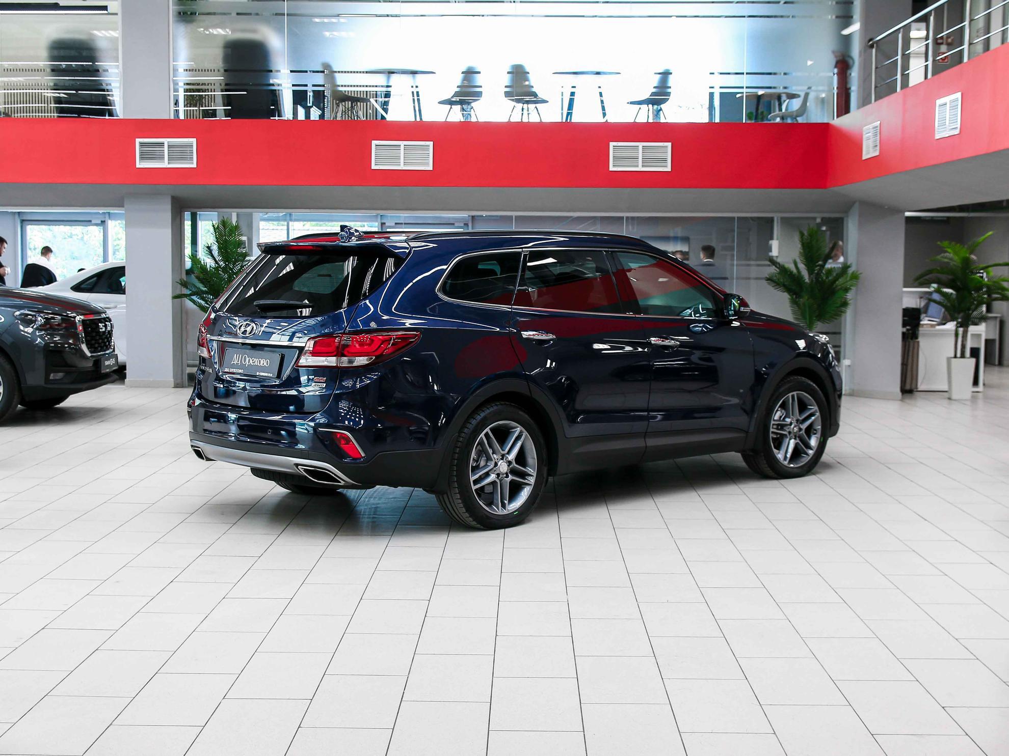 Hyundai Santa Fe 2017, синий, ДЦ Орехово